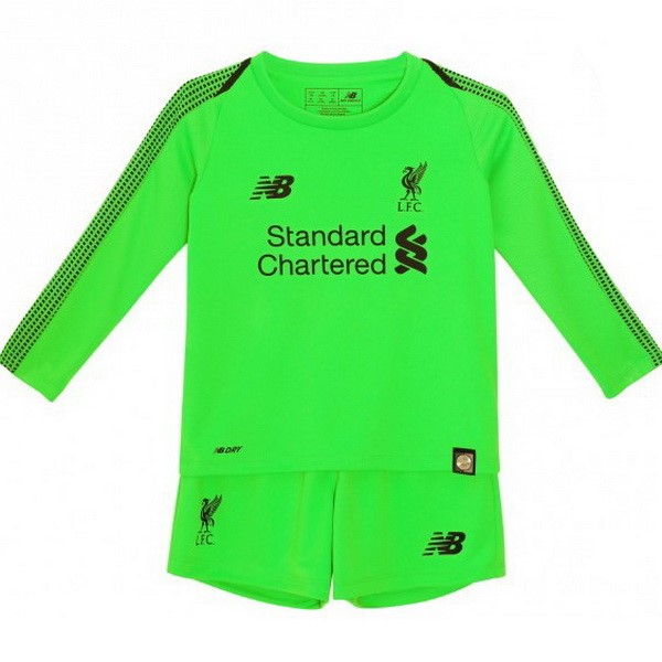 Camiseta Liverpool 2ª Portero ML Niños 2018/19 Verde